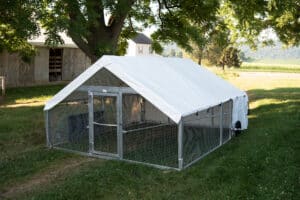 10x12 easy mobile duck and chicken coop 1