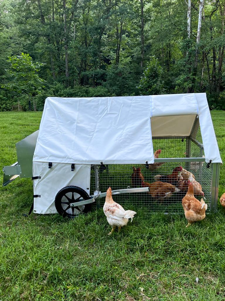 4x6 Aluminum Mobile Coops for Chickens Stevens, PA